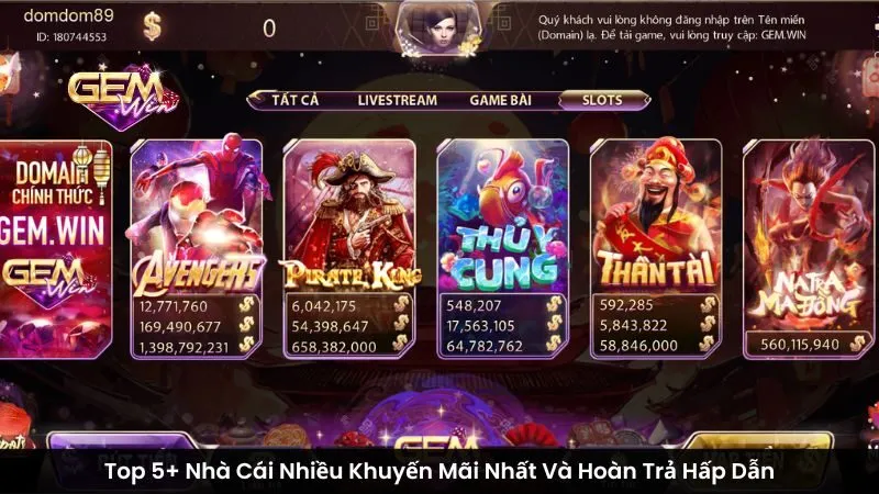 Top 5+ Nhà Cái Nhiều Khuyến Mãi Nhất Và Hoàn Trả Hấp Dẫn