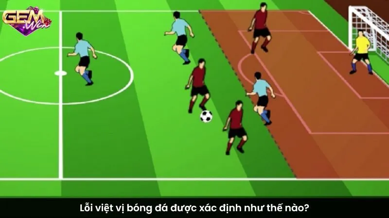 Lỗi việt vị bóng đá được xác định như thế nào?